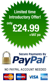 Limited time introductory offer, only £24.99 per annum. Click here to create a Standard Listing for your company.